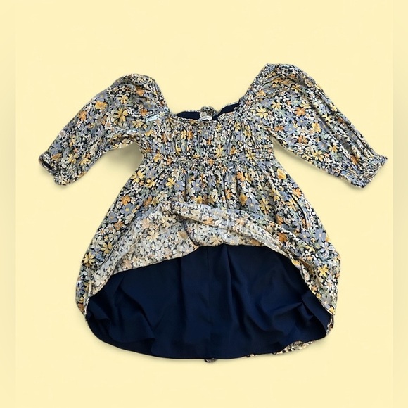 American Eagle Floral Smocked Dress | Medium | POCKETS - Picture 2 of 5